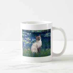 Lilies 5 - Blue Point Siamese cat Kaffeetasse