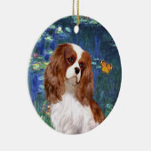 Lilies 5- Cavalier (Blenheim) Keramik Ornament (Rechts)