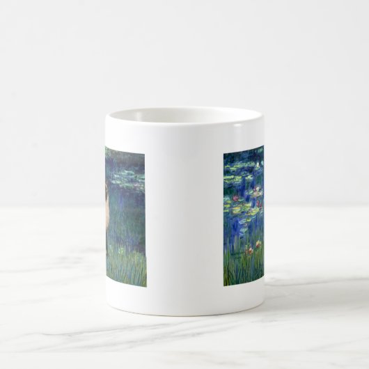 Lilies 5 - Siegel Point Siamese cat Kaffeetasse (Mittel)
