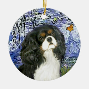 Lilies 6 - Cavalier (Tri color) Keramikornament