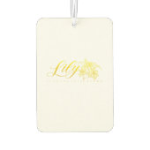 Lilies Autolufterfrischer (Rückseite)