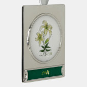 Lilies Banner-Ornament Silber (Rechts)