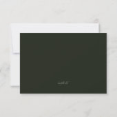 Lilies Beileid Danke-Card Dankeskarte (Rückseite)