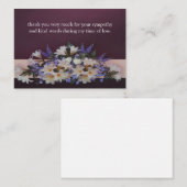 Lilies Blume nach der Beerdigung Danke Karten (Vorne/Hinten)