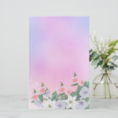 Lilies Briefpapier (Stehend Vorderseite)