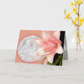 Lilies ewig karte (Gelbe Blume)