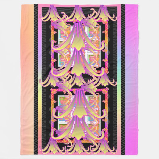 Lilies Fleecedecke (Vorderseite)