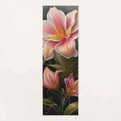 Lilies Floral Yoga Mat Yogamatte (Vorderseite)