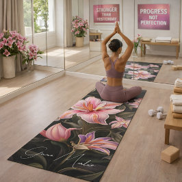 Lilies Floral Yoga Mat Yogamatte