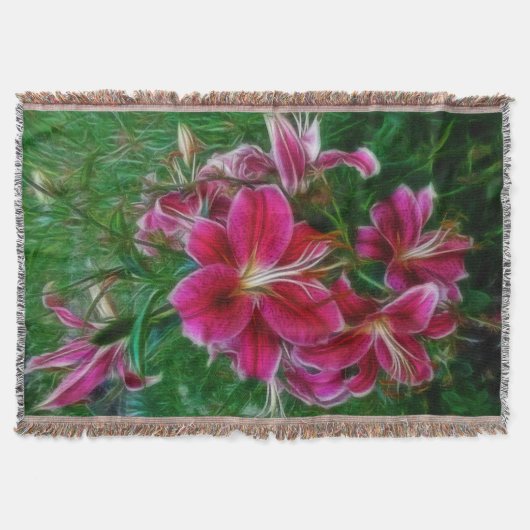 Lilies - Garden Blume Frische Pasta machen Decke (Vorderseite)