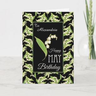 Lilies Geburtstagskarte zum Personalisieren, Schwa Karte