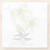 Lilies Glasuntersetzer (Rückseite)