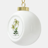 Lilies Keramik Kugel-Ornament (Rechts)