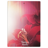 Lilies Klemmbrett (Rückseite)