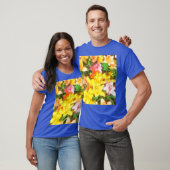 Lilies Liebe und leichte Wasserfarben Kunst T-Shirt (Unisex)