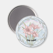 Lilies Magnet (Vorderseite/Rückseite)