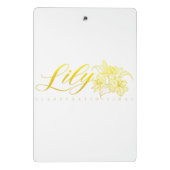 Lilies Mini Klemmbrett (Rückseite)