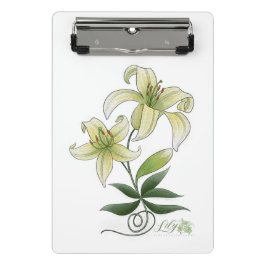 Lilies Mini Klemmbrett