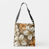 Lilies Multiprint Cross Body Bag, Medium Tragetaschen Mit Langen Trägern (Rückseite)