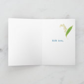 Lilies Mütter Day Foto Card, Mauve: Wir alle Karte (Innenseite)