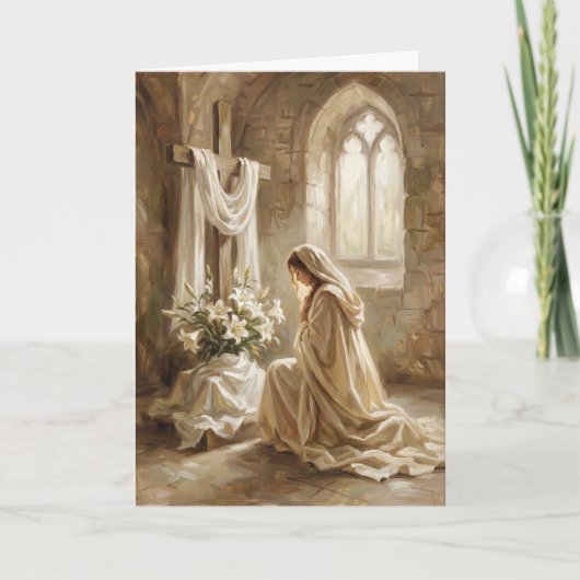 Lilies of His Love Easter Card Karte (Vorderseite)