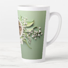 Lilies of the tal Personalisiertes Familienunterne Milchtasse