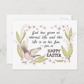 Lilies of the Valley Inspirational Bible Oaster Postkarte (Vorne/Hinten)