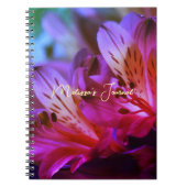 Lilies Personalizable Journal oder Notebook Notizblock (Vorderseite)