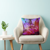 Lilies Personalizable Message Throw Pillow V2 Kissen (Stuhl )