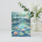 Lilies Postkarte (Stehend Vorderseite)