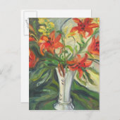 Lilies Postkarte (Vorne/Hinten)