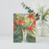 Lilies Postkarte (Stehend Vorderseite)