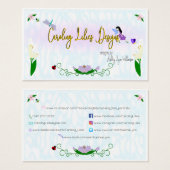 Lilies Redesign Card Caroling (Vorne & Hinten)