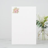 Lilies Stationery Paper Briefpapier (Stehend Vorderseite)