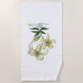 Lilies Strandtuch (Vorderseite)