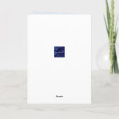 Lilies Sympathy card Karte (Rückseite)