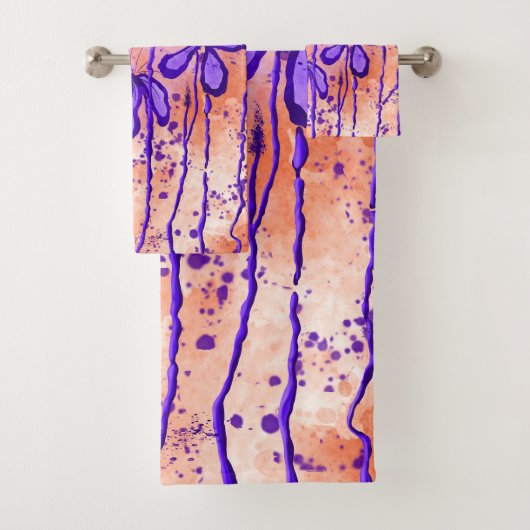 Lilies Tropical Sky Badhandtuch Set (Insitu)