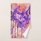 Lilies Tropical Sky Badhandtuch Set (Handtuch)