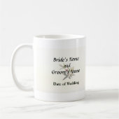 Lilies und Berries Hochzeitmaterial Kaffeetasse (Links)