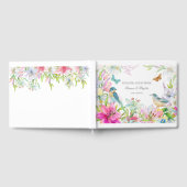 Lilies Watercolor Wedding Gästebuch (Voll)