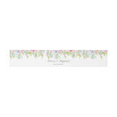 Lilies Watercolor Wedding Invitation Bly Band (Flach)
