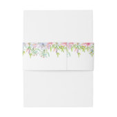Lilies Watercolor Wedding Invitation Bly Band (Rückseitenbeispiel)