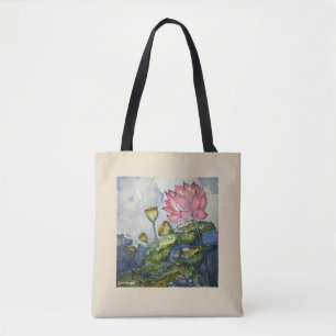 Liliewatercolor-Blumenkunst-Taschen-Tasche Tasche