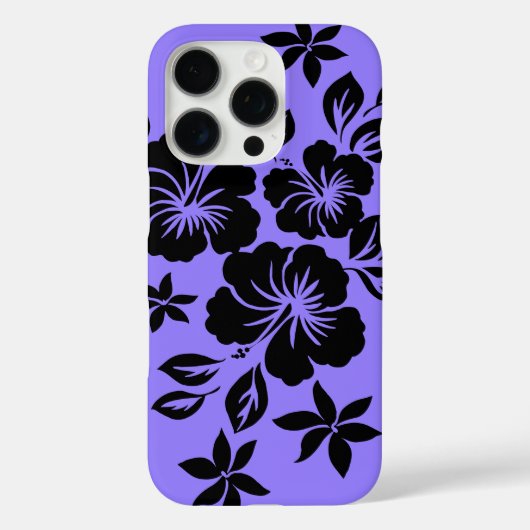 Lilikoi Hibiskus Hawaiian Floral Lavender Case-Mate iPhone Hülle (Rückseite)