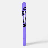 Lilikoi Hibiskus Hawaiian Floral Lavender Case-Mate iPhone Hülle (Rückseite / Links)