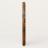 Lilikoi Hibiskus Hawaiianische Imitate Burl Wood Case-Mate iPhone Hülle (Hinten/Links)