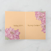 *'LiLilyBlooms Design ...Denken Sie an SIE Dankeskarte (Innenseite)