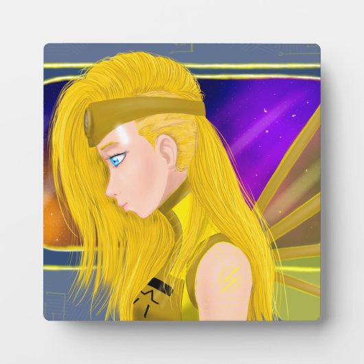 Lilin OC - Cyborg angel - Starset inspiriert art Fotoplatte (Vorderseite)