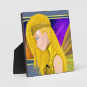 Lilin OC - Cyborg angel - Starset inspiriert art Fotoplatte (Vorderseite)