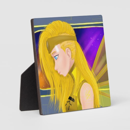 Lilin OC - Cyborg angel - Starset inspiriert art Fotoplatte (Vorderseite)